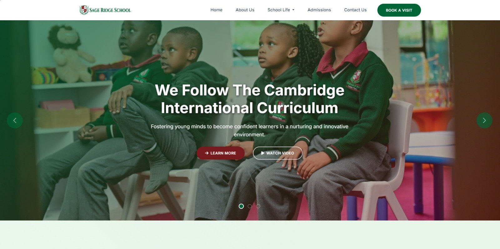 Sage Ridge School Website