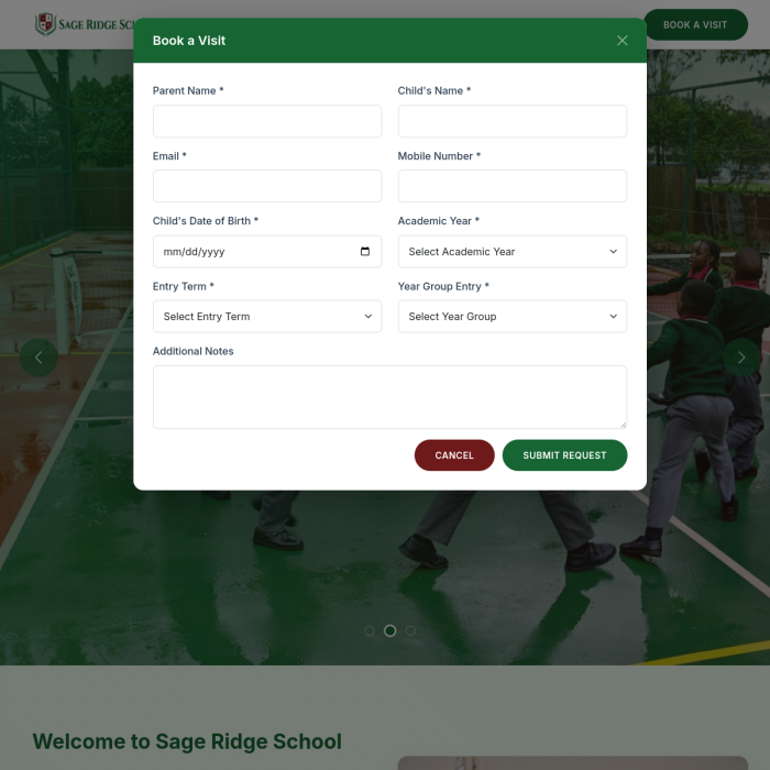 Sage Ridge School Website
